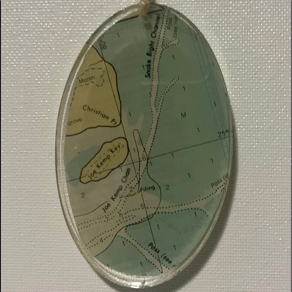 Navigational Chart Ornament